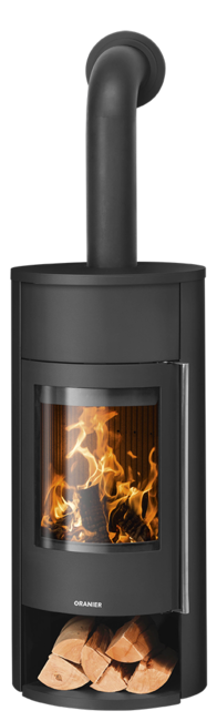 Poêle à bois Polar Neo W+ Acier noir