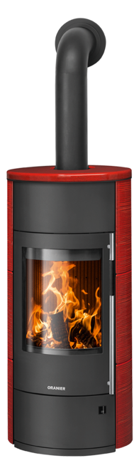 Poêles à bois Polar Neo W+ Polar Neo W+ Céramique rouge paprika