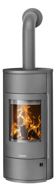 Poêle à bois Polar Neo W+ Acier gris