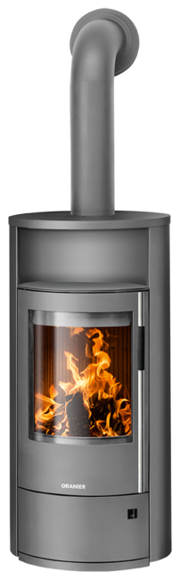 Poêles à bois Polar Neo 6 Acier gris